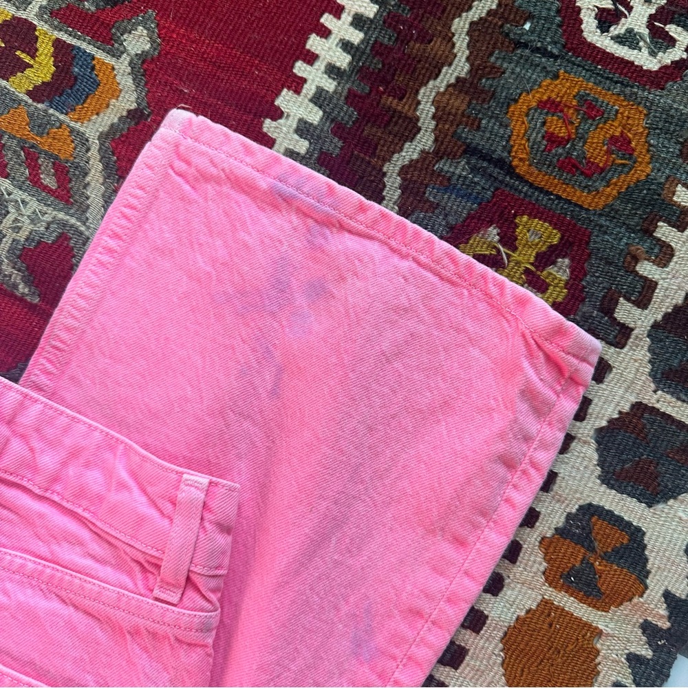 Zara pink the boogie pant flare jeans size 0 - Picture 4 of 7